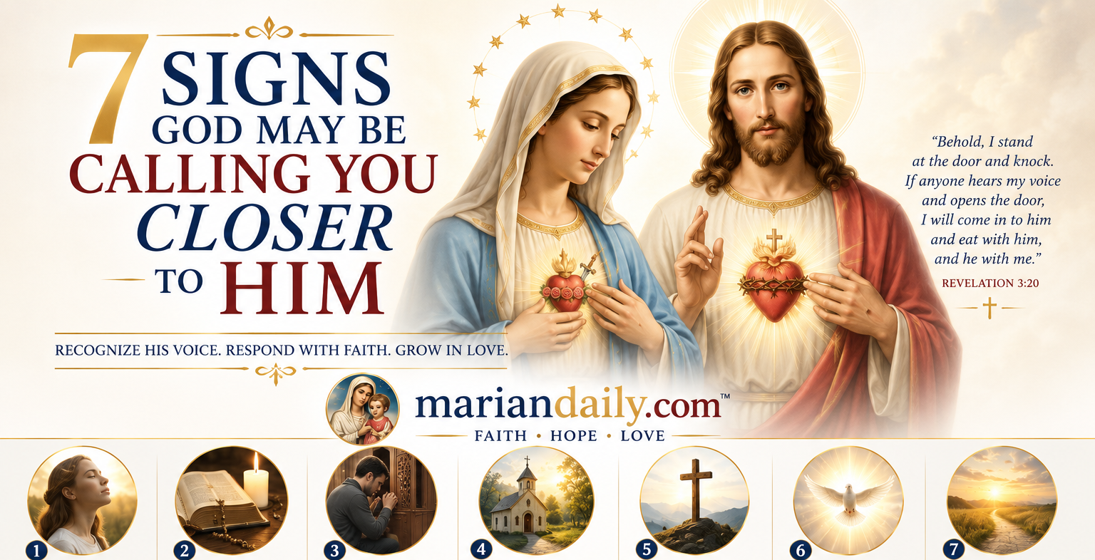7 Signs God May Be Calling You Closer to Him
