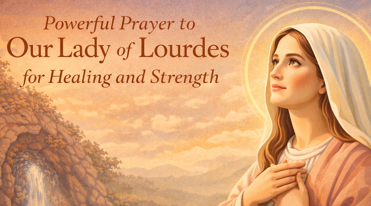 Powerful Prayer to Our Lady of Lourdes for Healing and Strength