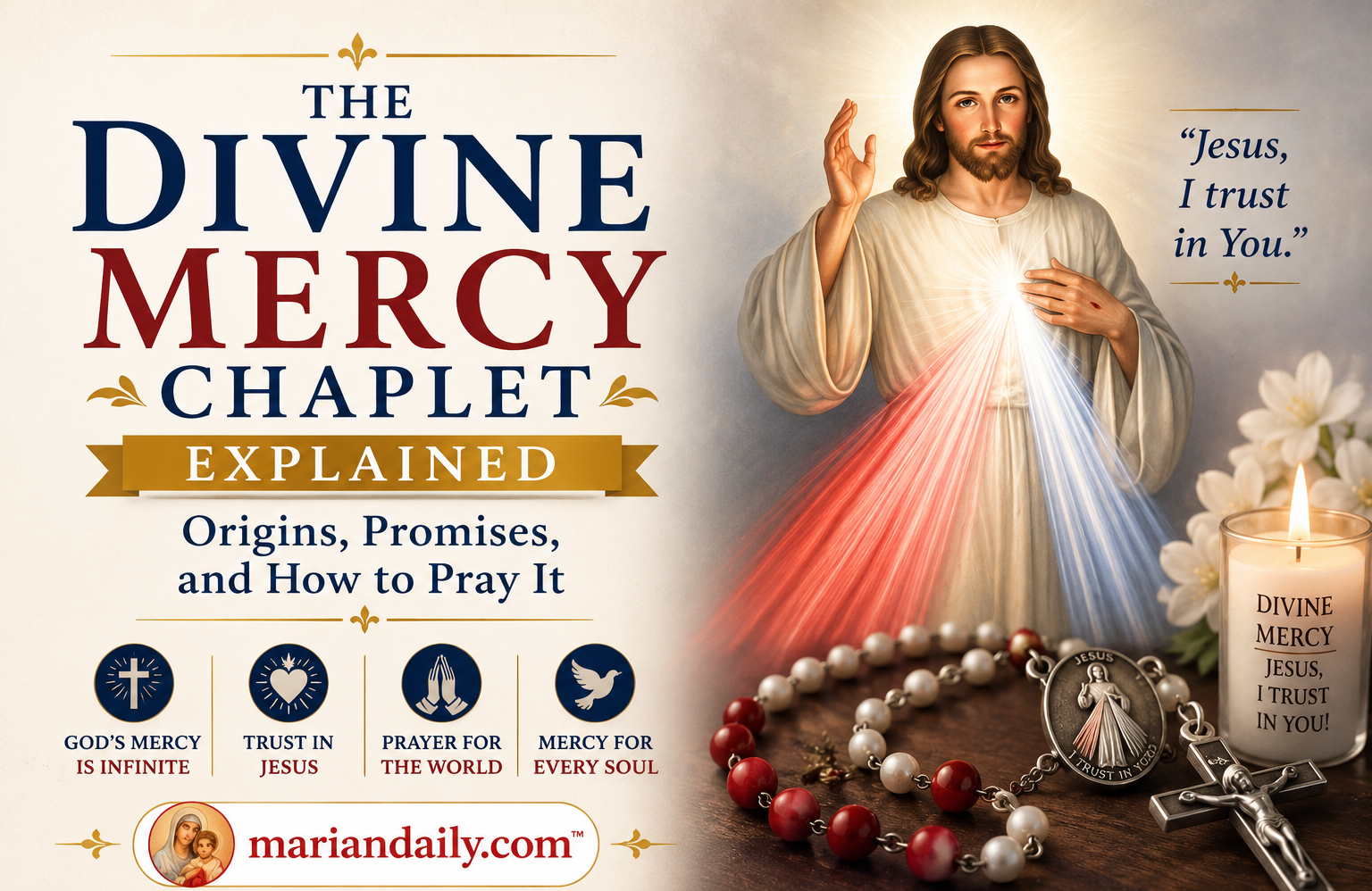 The Divine Mercy Chaplet Explained: Origins, Promises, and How to Pray It