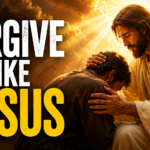 Jesus teaching forgiveness through mercy, healing, and compassion