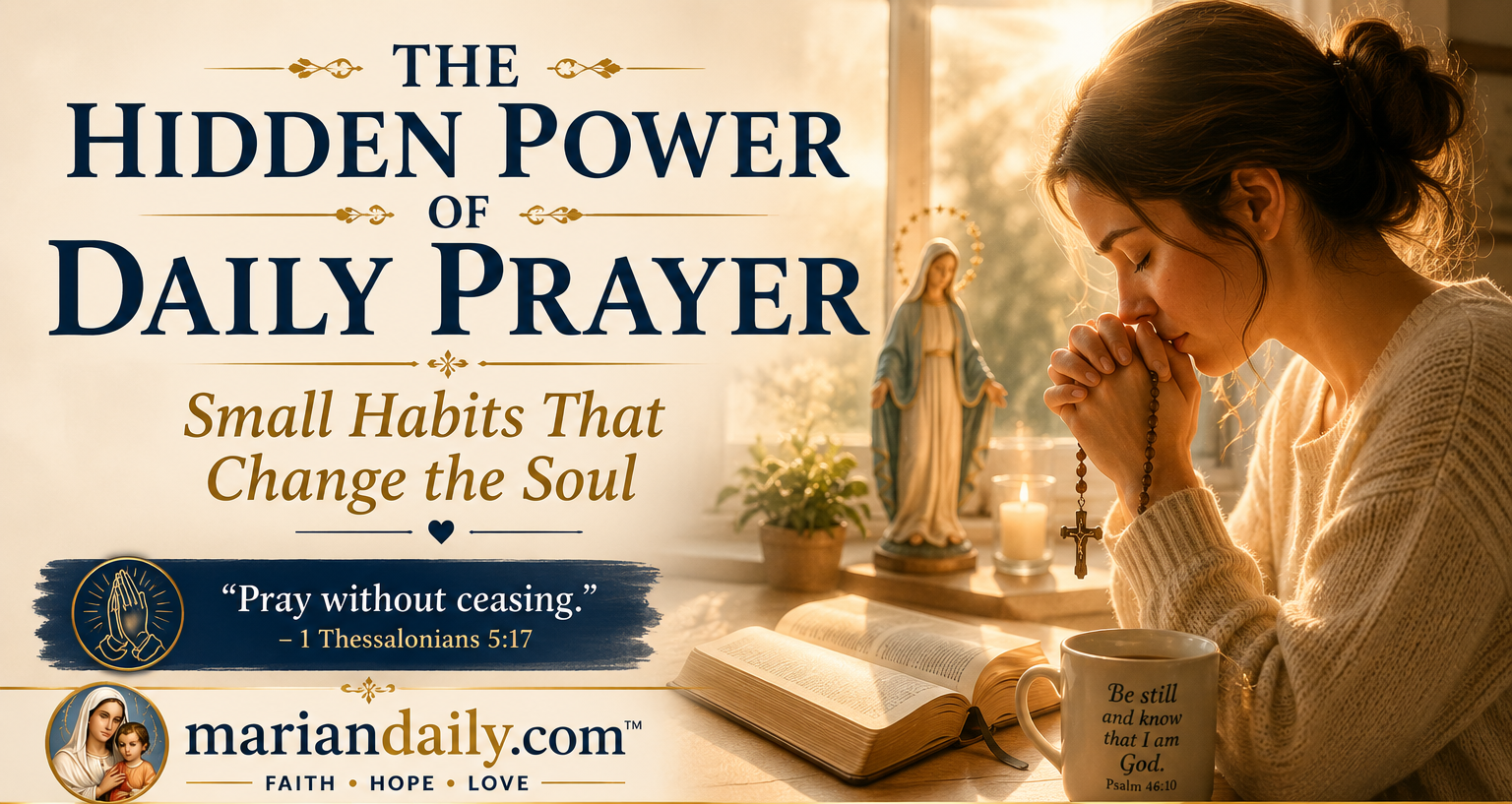 The Hidden Power of Daily Prayer: Small Habits That Change the Soul