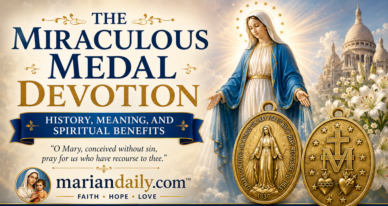 The Miraculous Medal Devotion: History, Meaning, and Spiritual Benefits