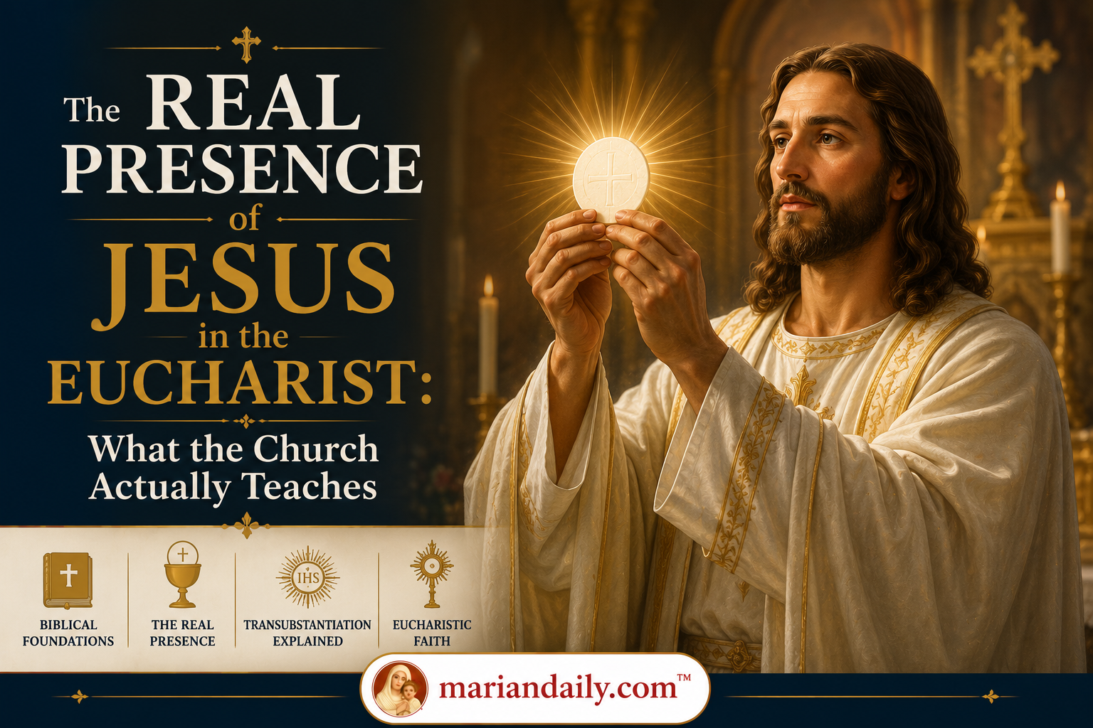The Real Presence of Jesus in the Eucharist: What the Church Actually Teaches